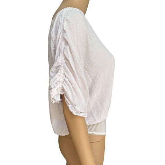 Free People Intimately Cleo Bodysuit In blush pink size M - Picture 2 of 7